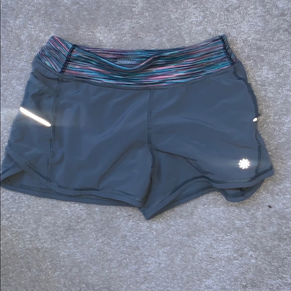 Athleta Girl Grey Shorts M 8/10